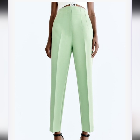 ZARA // High Waisted Trousers - Picture 4 of 4